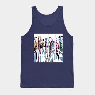 Ber-Standing dalam lengthy Realm Tank Top